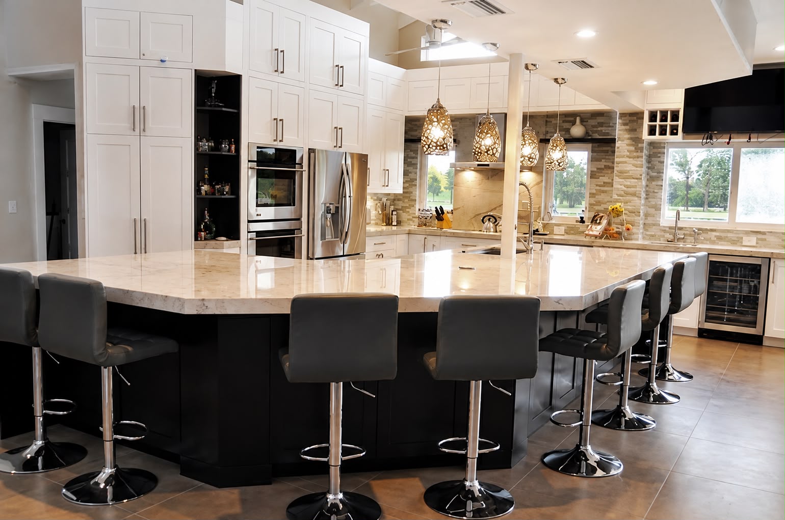 Luxury kitchen interior